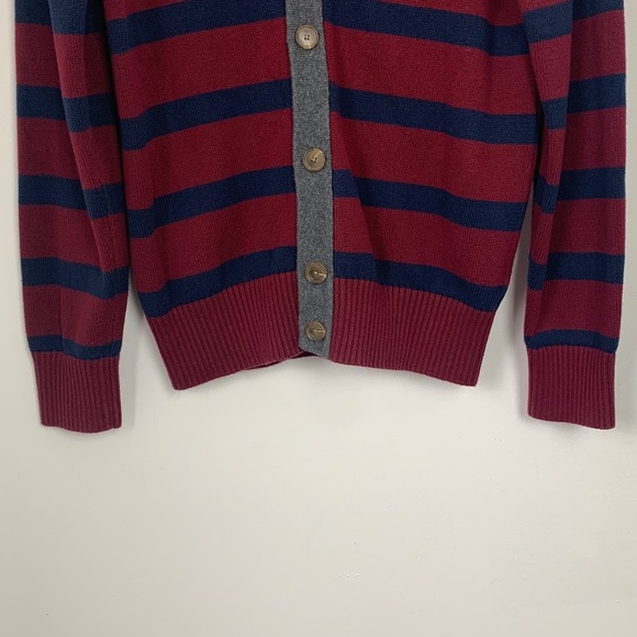 Tommy Hilfiger Striped Knit Button Front Cardigan - Picture 3 of 8